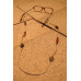 Orange and Brown Eye-Glass Chain