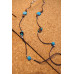 Turquoise and Brown Eye-Glass Chain