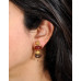Red Jade Earrings