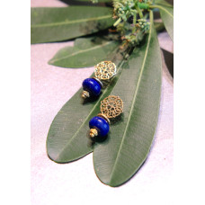 Lapis Filigree Earrings