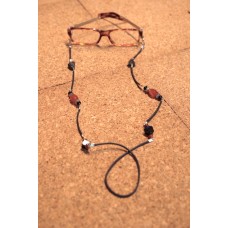 Black and Red Eye-Glass Chain