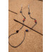 Black and Red Eye-Glass Chain