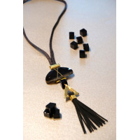Agate Tassel Necklace