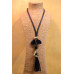 Agate Tassel Necklace