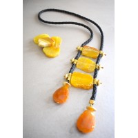 Agate Ladder Necklace