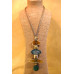 Triple Agate Necklace - Green