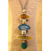 Triple Agate Necklace - Green